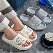 Unisex Indoor Slippers Anti-Slip Four Seasons Comfortable Bathroom Slippers