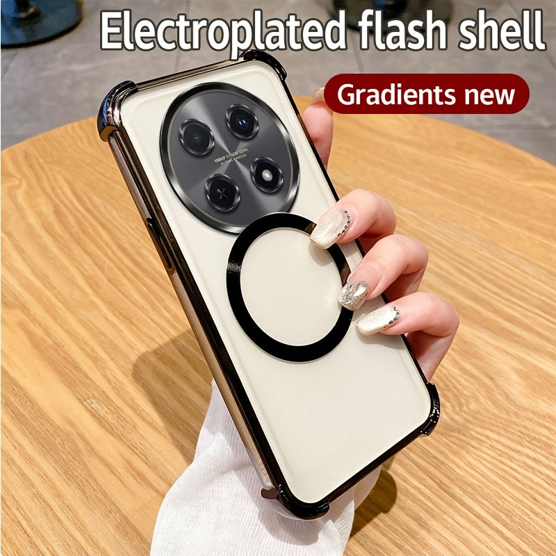 Luxury Heavy-Duty Shockproof Phone Case for Honor X7b X9 Series with Airbags and Magnetic Coil