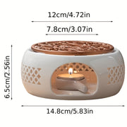 Keramika choynak issitgich uchun issiqlik izolyatsiya bazasi, choy, qahva, suv va sham uchun