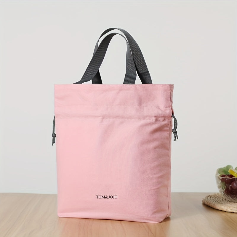 Rectangular Knitted Thermal Food Carrier Tote for Hot and Cold Meals