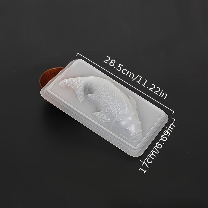 Polypropylene Koi Fish Baking Mold for Jelly Chocolate Pastry Decorating