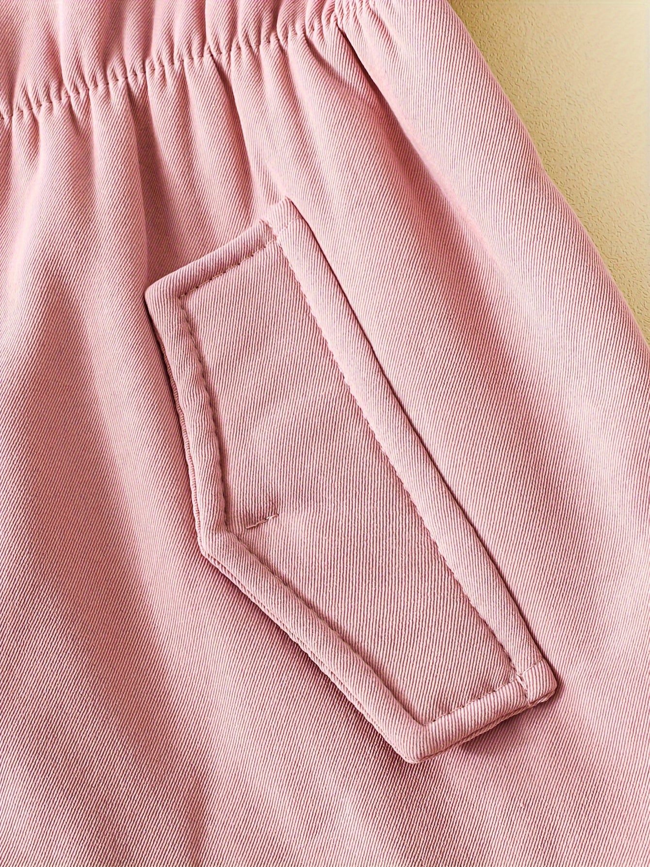 Девчачье пальто с флисовой подкладкой, с поясом и свободным кроем для осени и зимы