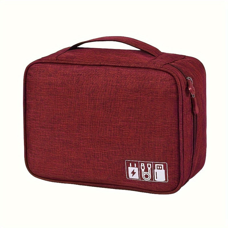 Organizador digital impermeable para gadgets con múltiples compartimentos