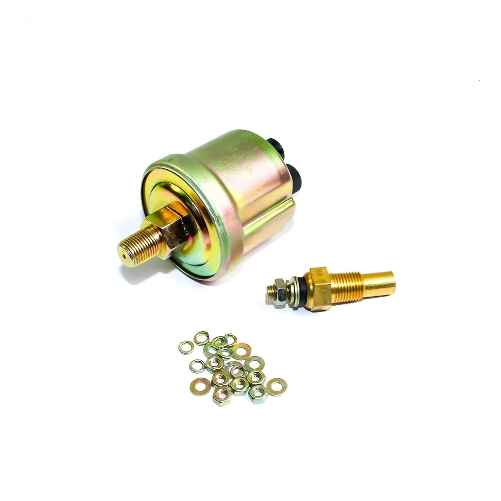 Universal 2 Inch 52mm Blue LED Triple Gauge Kit Tachometer Water Temp Oil Pressure Car Racing Instrument