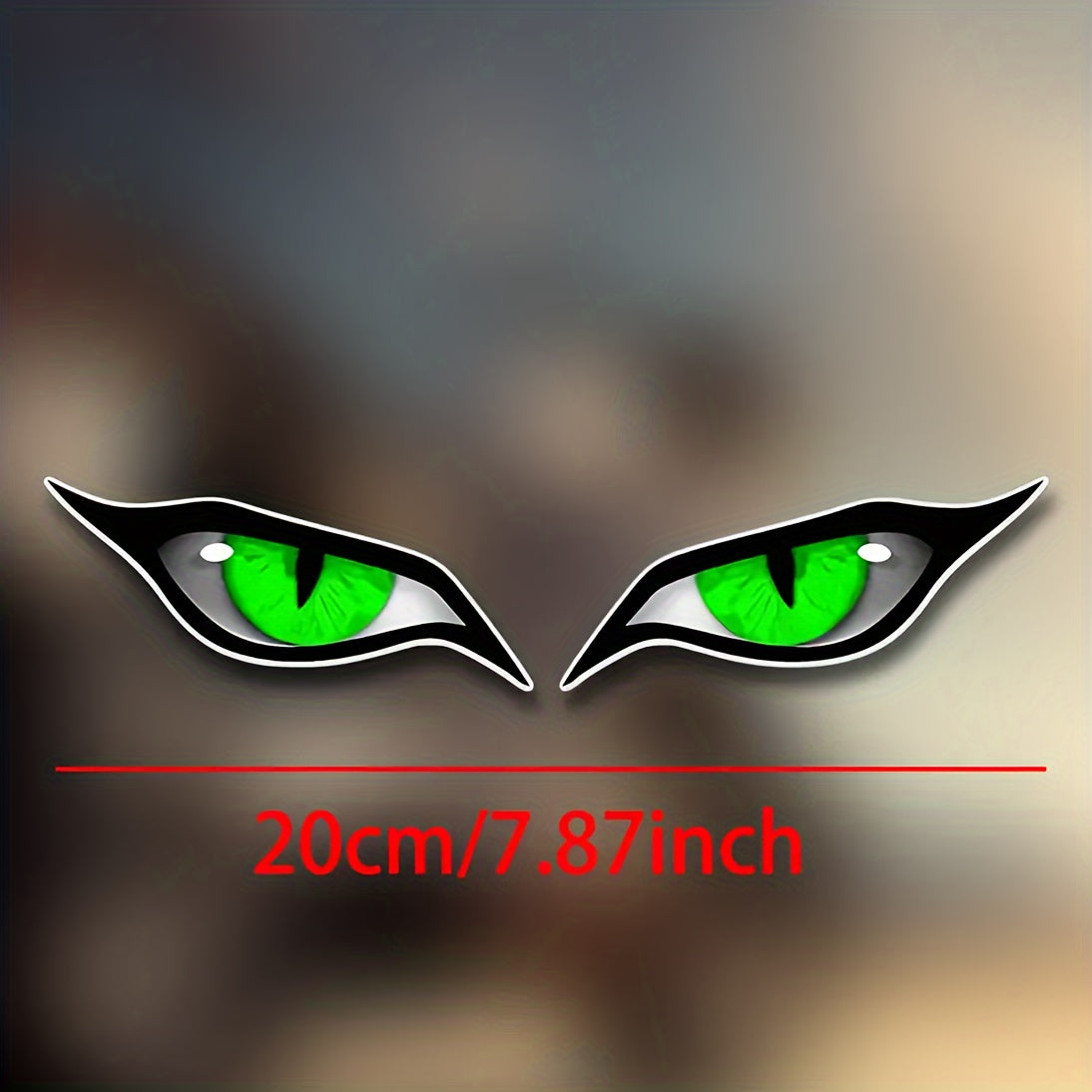 Виниловые наклейки Monster Eyes для автомобилей и аксессуаров с глянцевым покрытием