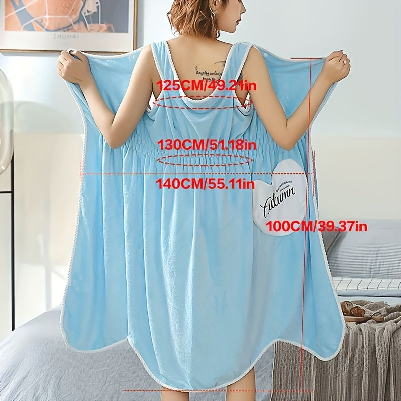 1 dona Zamonaviy uslubdagi ayollar uchun cho'milish o'raladigan sochiq - Geometrik naqshli yumshoq, tez quriydigan va namni yaxshi so'radigan polyester aralashmasi. Spa, hammom uchun ideal, 280gsm.