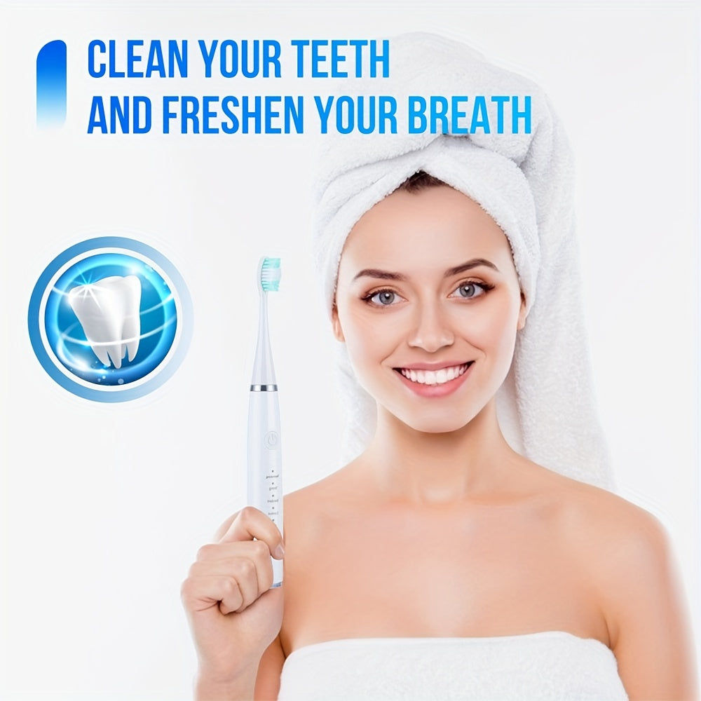 Portable Electric Toothbrush for Adults Dual Use Teeth Cleaning Device