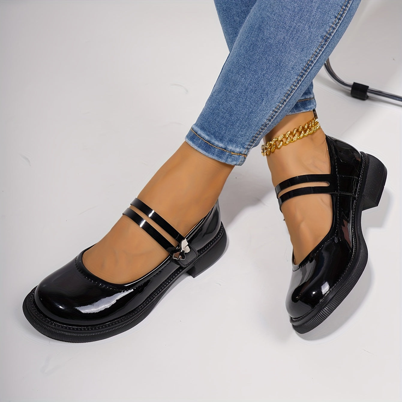 Zapatos versátiles de verano con punta abierta para mujer en primavera