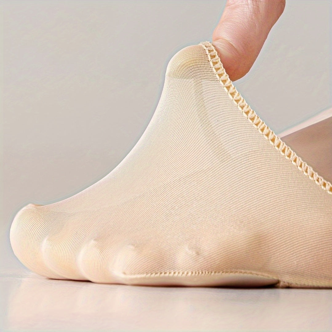 Unisex Cushioned Non-Slip Forefoot Insoles Seamless Elastic Fabric