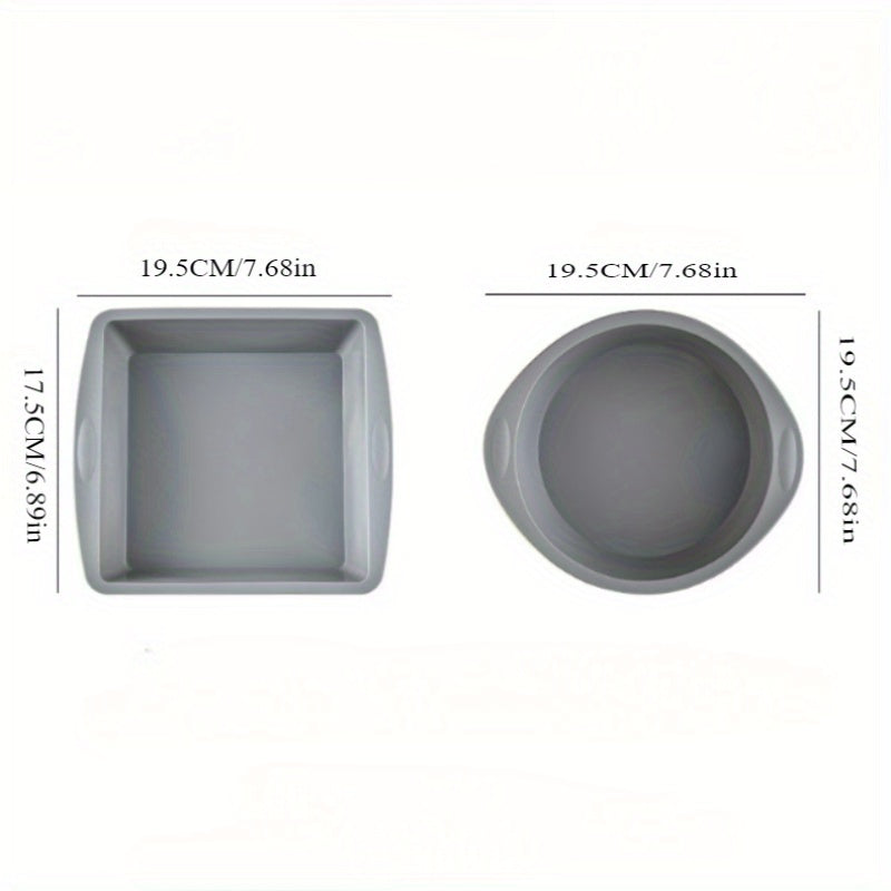 Silicone Cake Mold Non-Stick Baking Pan for Oven Bread Pastries 1 Piece
