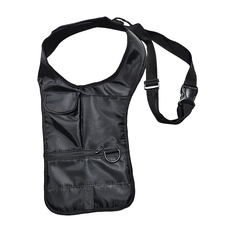 Men's Underarm Invisible Shoulder Bag Anti-Theft Crossbody Knit Fabric Polyester Nylon
