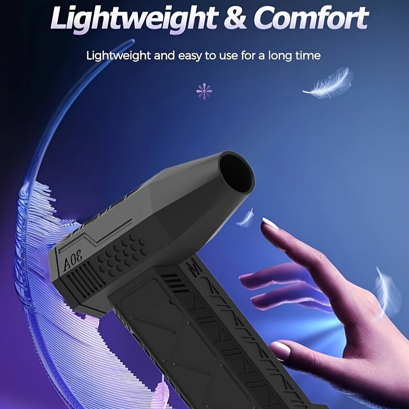 Портативный USB перезаряжаемый вентилятор- blow для дома, автомобиля, кемпинга с 110000 об/мин