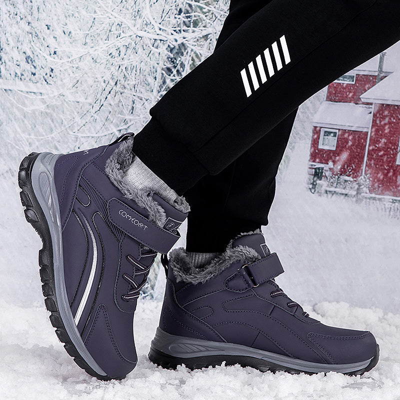 Женские зимние прогулочные ботинки водонепроницаемые теплые комфортные