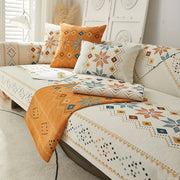 Chenille Sofa Slipcover Protects Furniture for Home and Office Decor