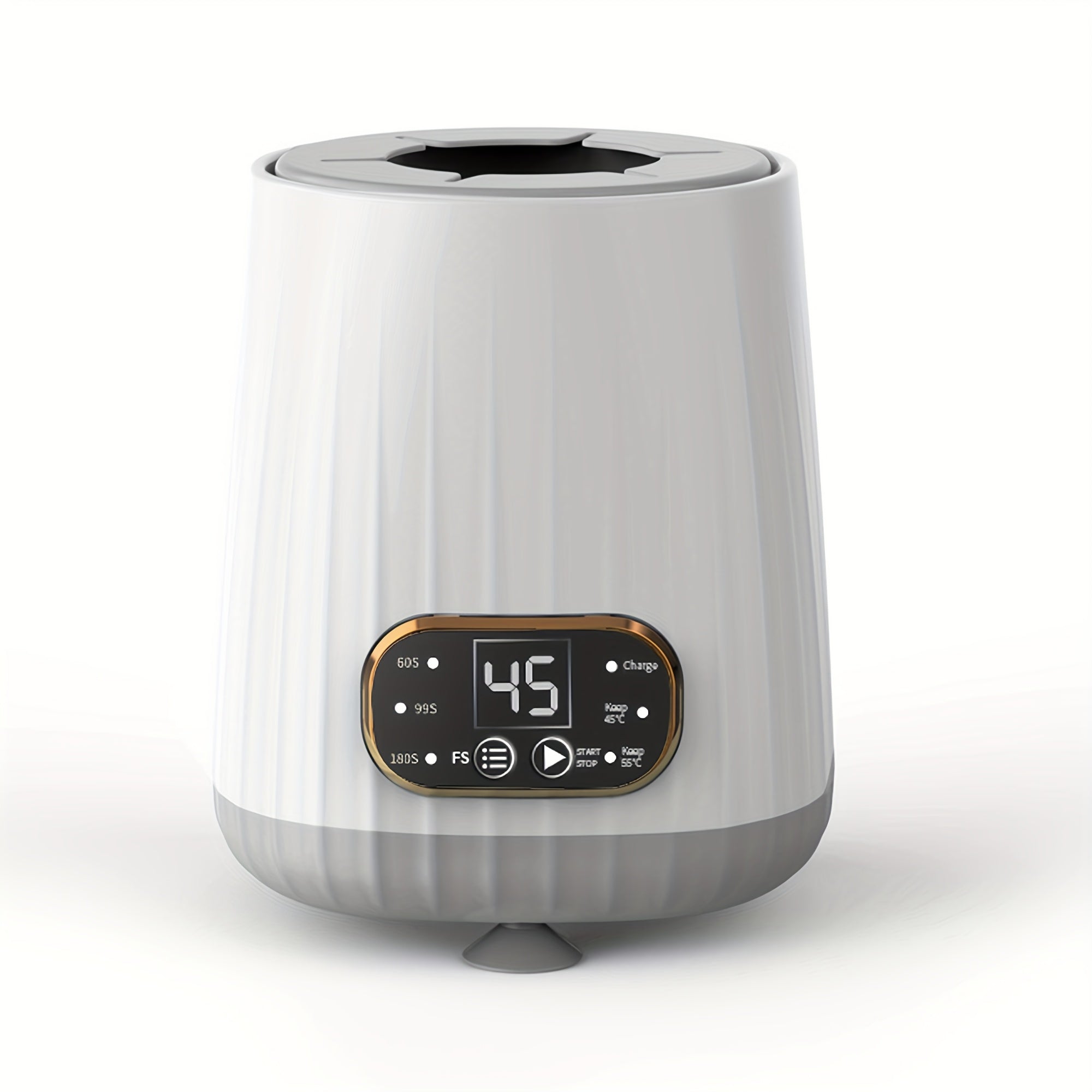 Smart Electric Milk Shaker 3-in-1 USB Rechargeable Portable Mixer with Adjustable Temperature for On-the-Go Feeding