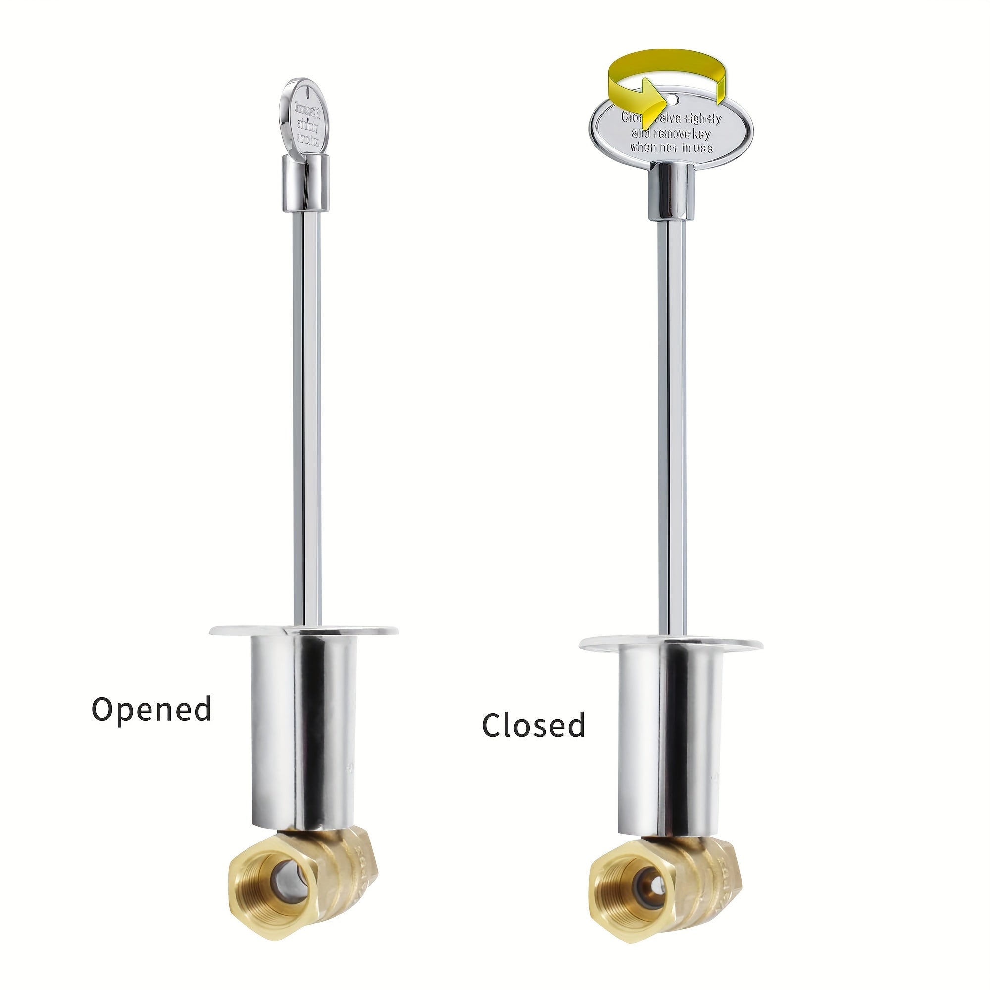 8 dyuymli gaz pechining kaliti, yoritgichli chiroyli krom D-ring, olovli quduqlar va pechlar uchun