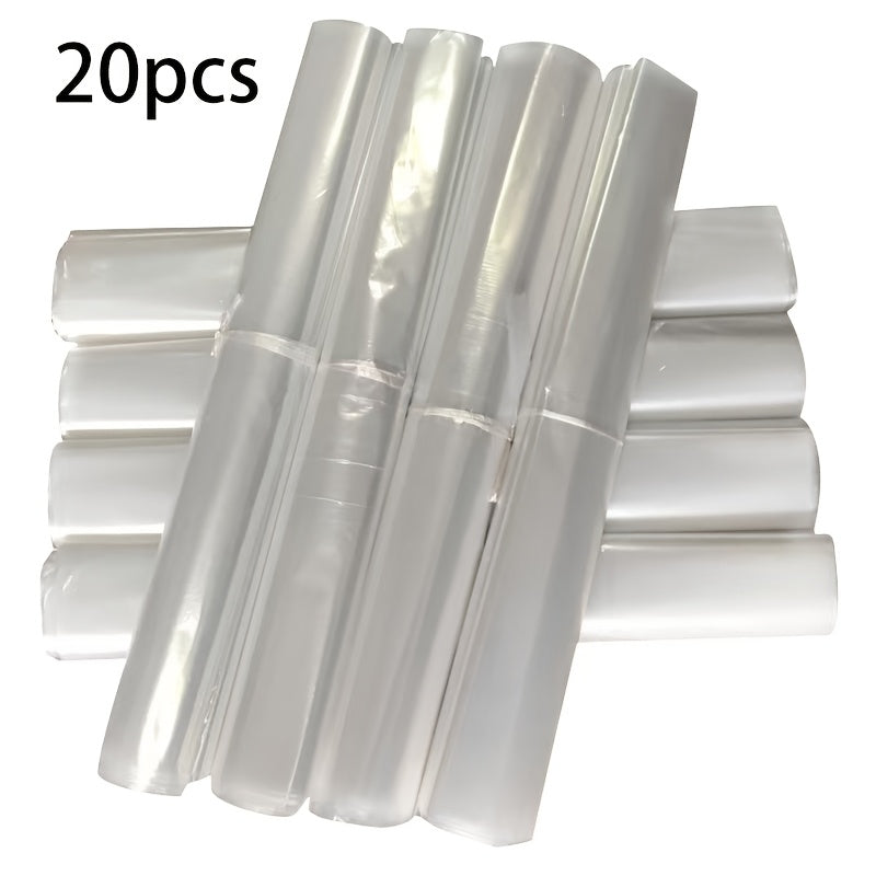 20 штук прозрачных пластиковых чехлов для одежды для хранения в шкафу