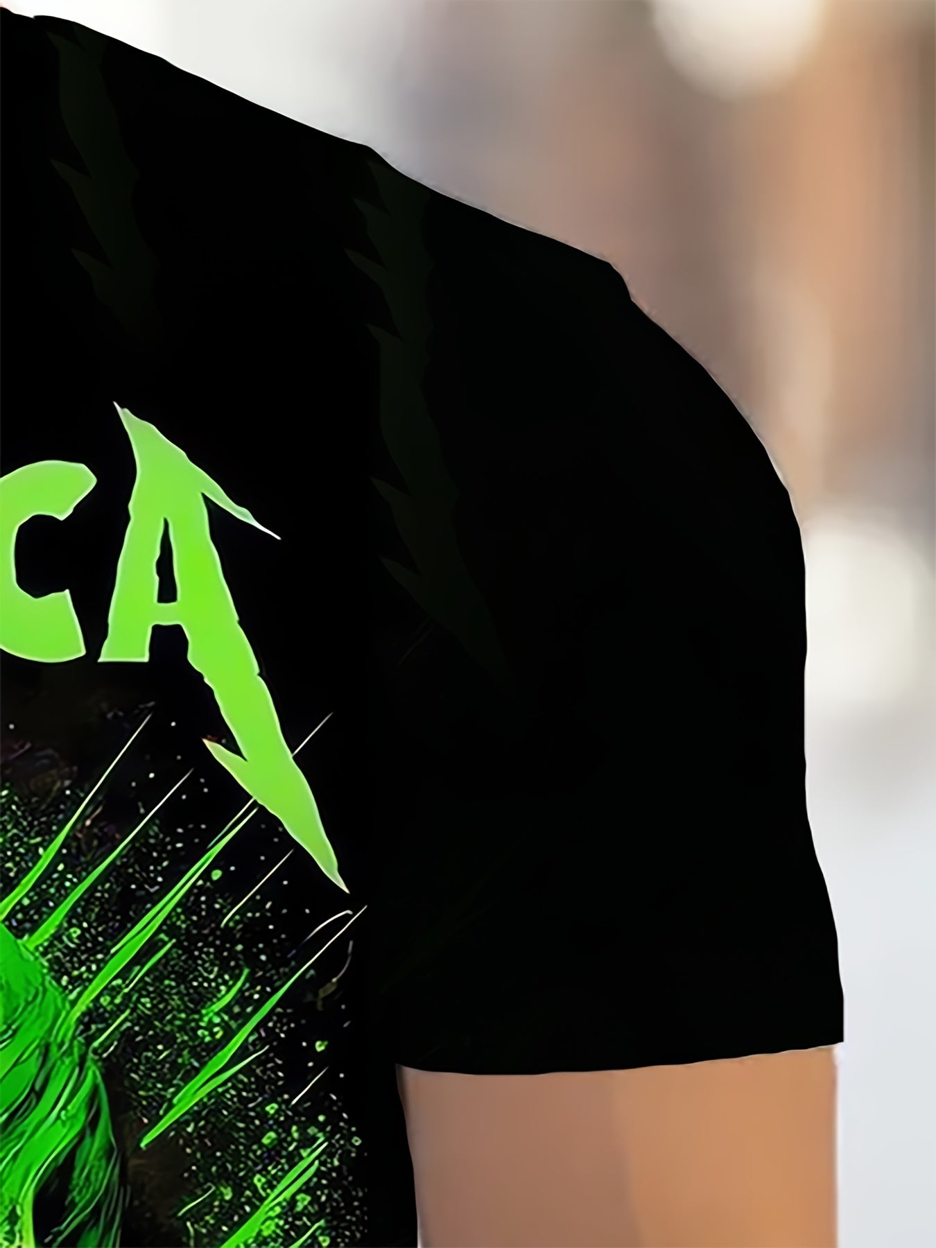 Мужская зеленая футболка с графическим изображением черепа и дизайном группы, короткий рукав, спортивная майка из полиэстера и спандекса