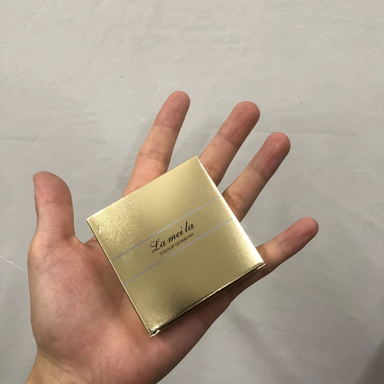 Polvo compacto para mujer, acabado natural, control de grasa de larga duración, a prueba de agua