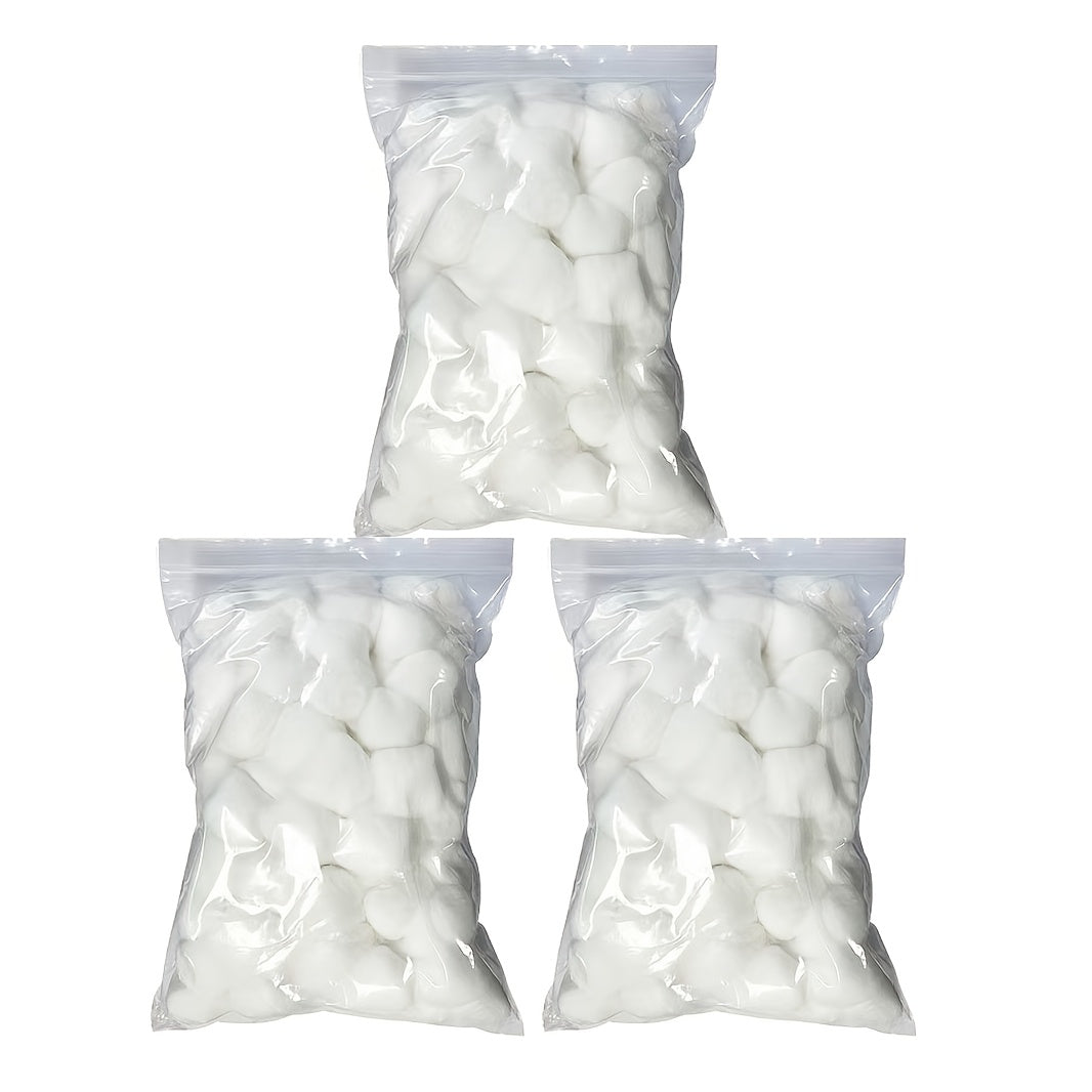 100% Pure Cotton Jumbo Soft Makeup Remover Balls Pack of 100 for Sensitive Skin