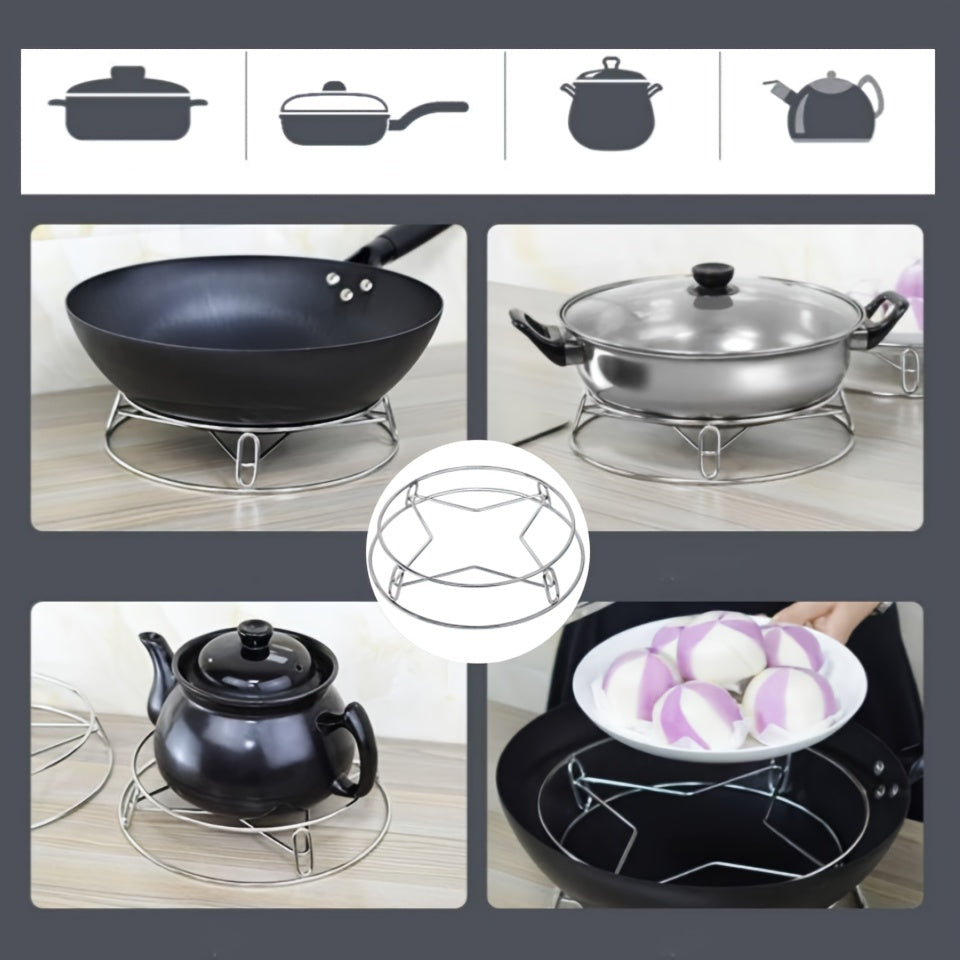 Estante de cocina multifuncional de acero inoxidable para enfriar, cocinar al vapor y almacenar en 3 tamaños