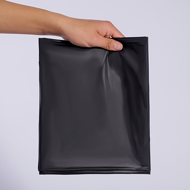 Black Waterproof PVC Bed Sheet Oil-Resistant Durable Bed Cover for Bedroom