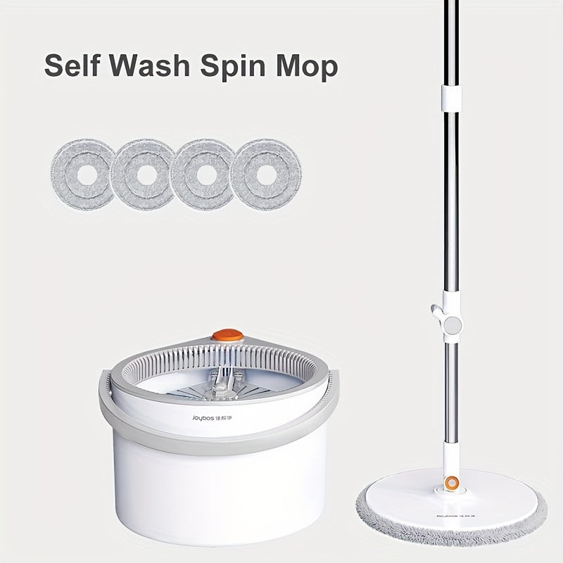 Joybos Self-Washing va Drying Spin Mop Set-ni taqdim etamiz - Bu tekis mop va qop bilan qo'lda tozalashdan zavqlaning, yashash xonalari, avtomobillar, devorlar va polalarni oson tozalash uchun mukammal - Elektr energiyasi talab qilinmaydi!