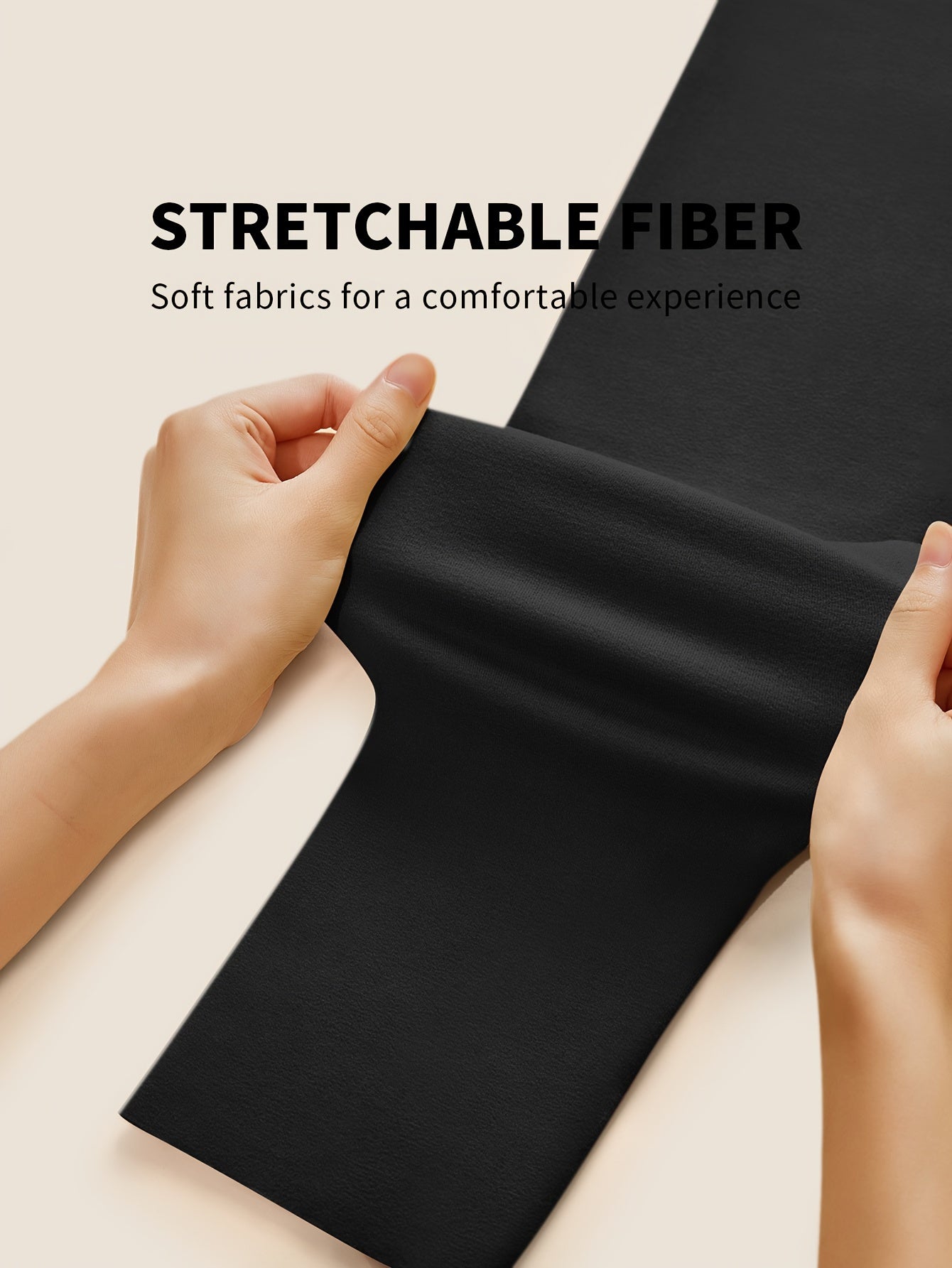 Plus Size Womens Thermal Fleece-Lined Leggings Stretchy Warm Winter