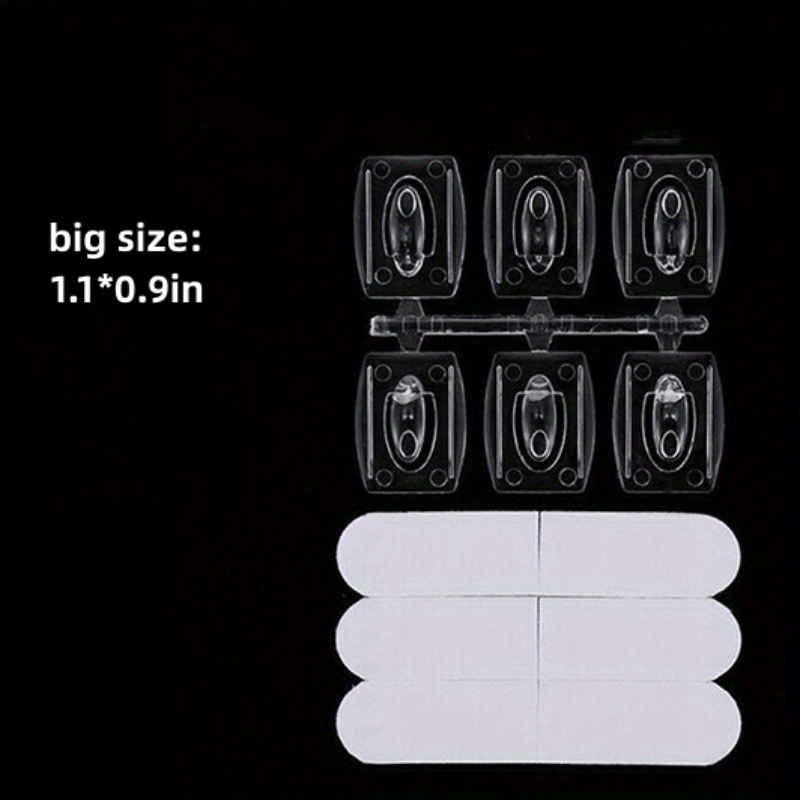 21 Pieces Strong Ornament Hooks for Holidays Wall and Light Clips Removable No Mark