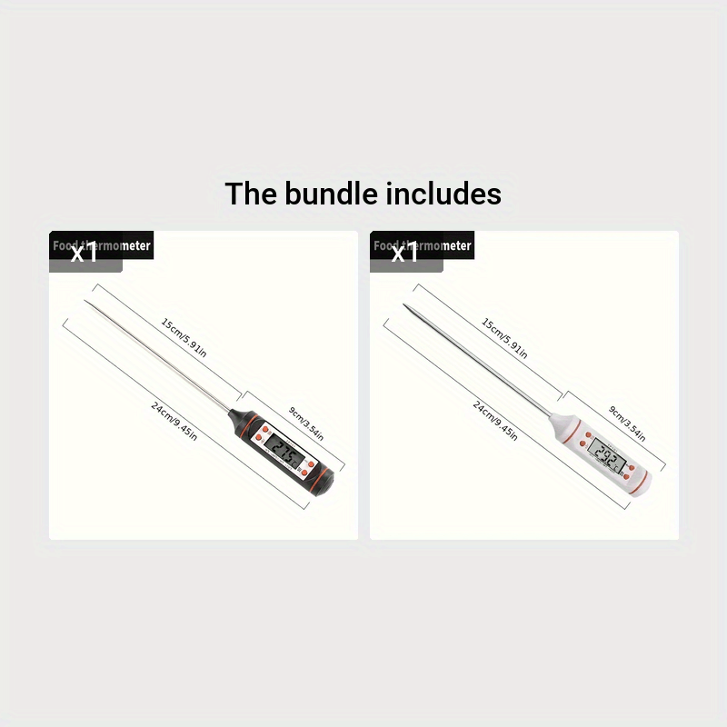 Цифровой пищевой термометр из ABS-материала, жидкостный термометр-ручка для барбекю, выпечки, кухни, измерения масла