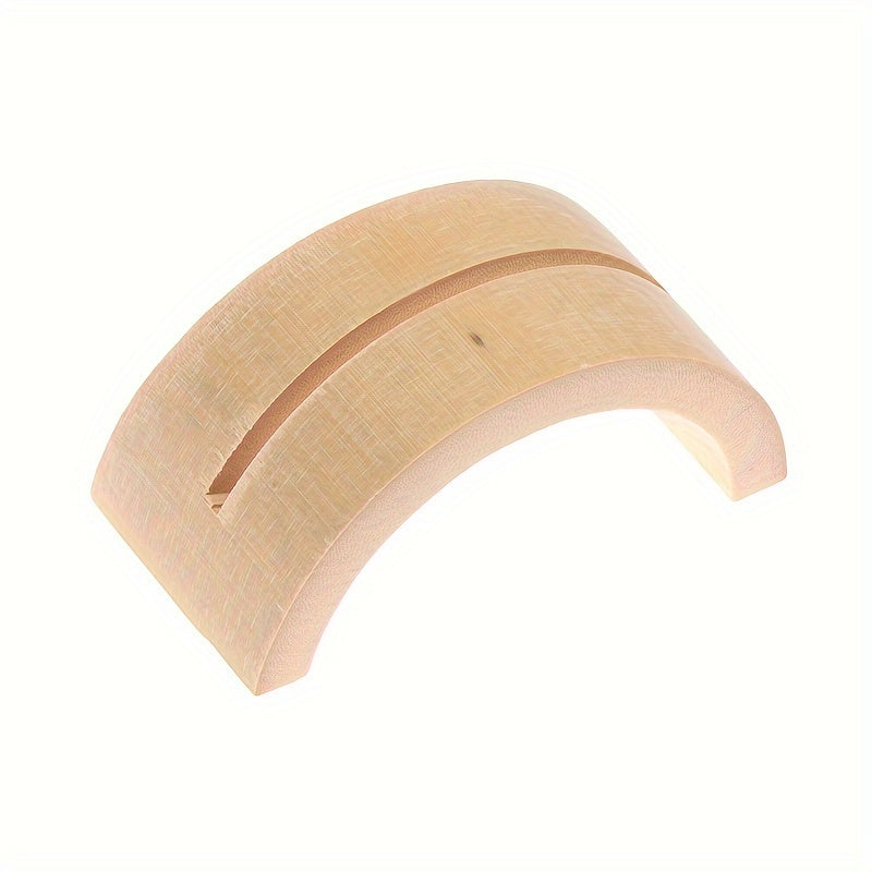 Bamboo Fan Stand with Wooden Holder for Home and Office Decor