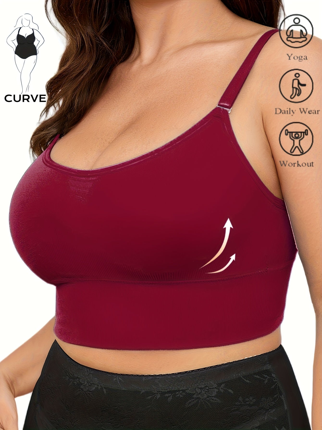 Women's Sports Tank Top Plus Size Breathable Fitness Vest for Gym Yoga