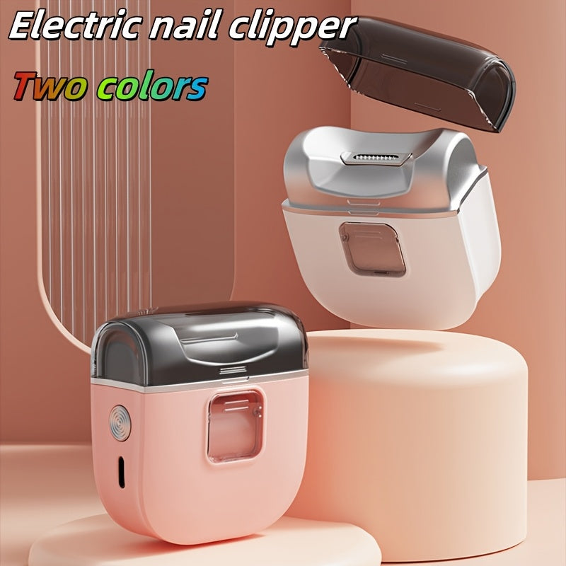 Electric Nail Trimmer and Buffer USB Rechargeable Lithium Polymer Battery for All Ages