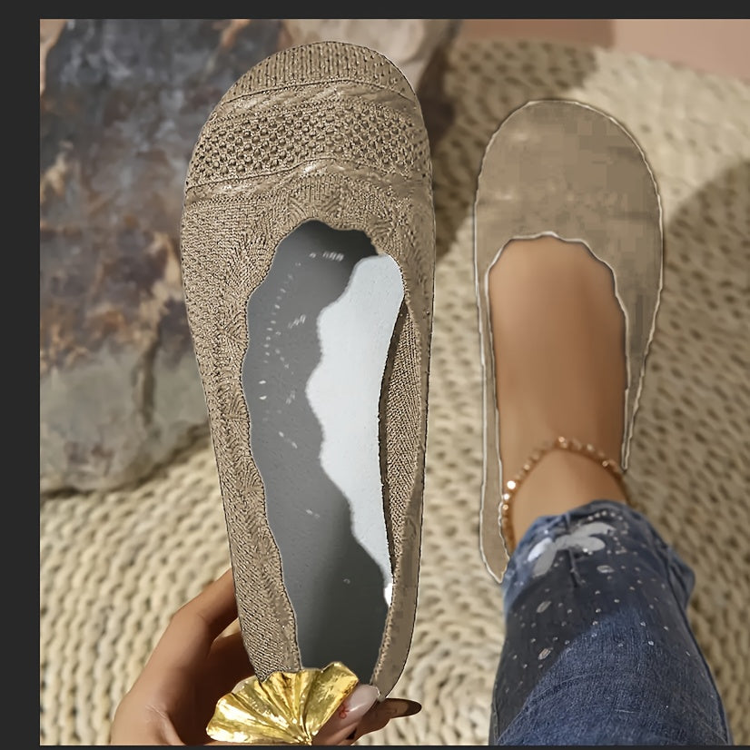 Women's Round Toe Slip-On Loafers Lightweight Casual Shoes in Multiple Colors