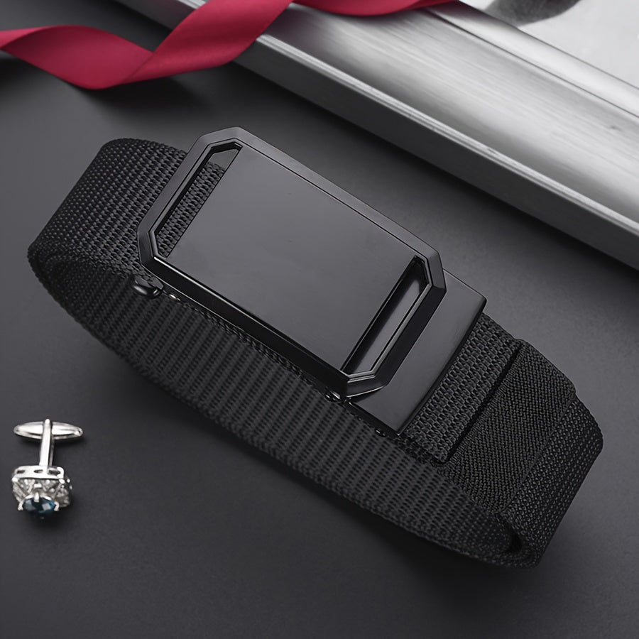 Мужской нейлоновый ремень с автоматической пряжкой для активного отдыха и повседневной носки