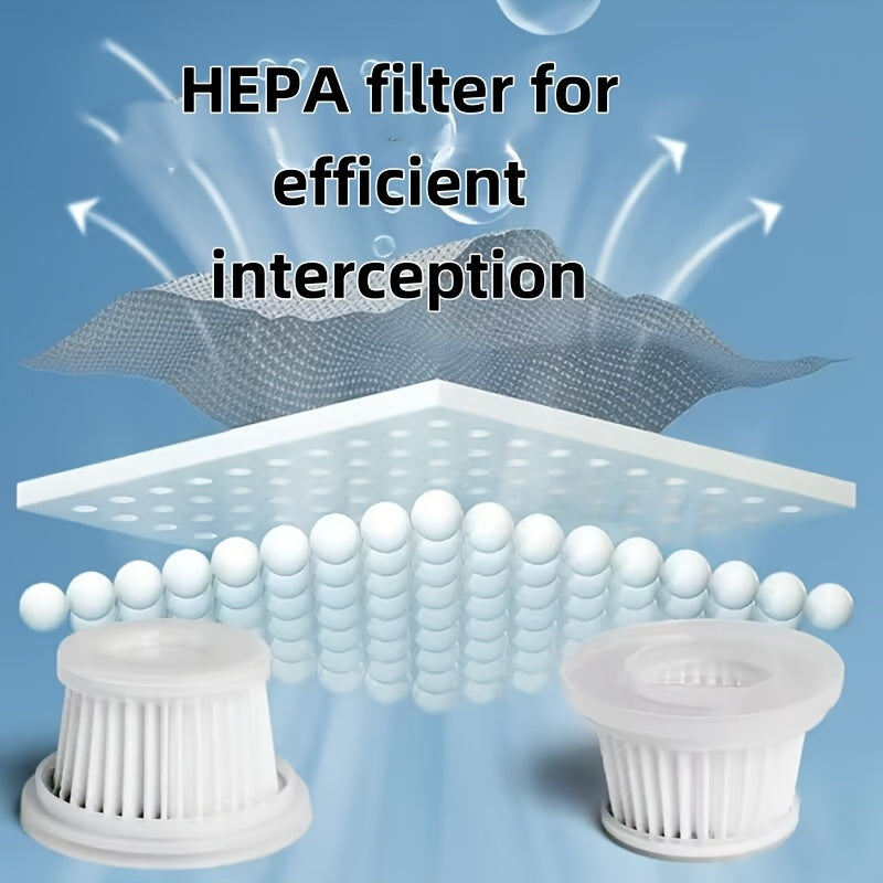 4-to'plam Silikon Avtomobil Vakuum tozalash uchun filtrlari, yuviladigan HEPA almashtirish to'plami, qo'lda ishlatiladigan vakumlar uchun