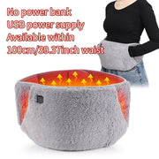 USB orqali zaryadlanadigan plush isitiladigan bel kamar, haroratni sozlash imkoniyati bilan - sovuq ob-havo uchun ideal, grafen qo'l isitgichi.