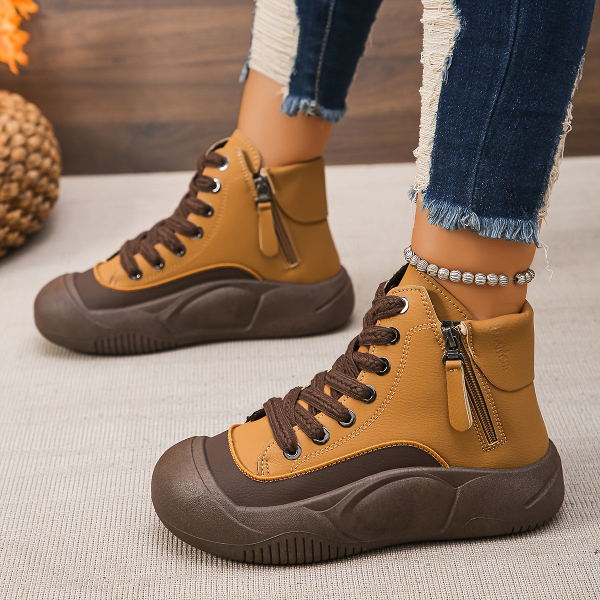 Women's Thick Sole Heightening Trendy Shoes for Spring