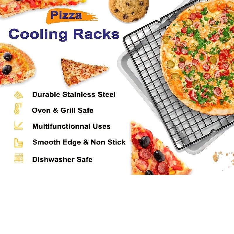 Steel Cooling Rack for Baking and Grilling Non-Stick Coated Durable