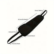 Organizador de respaldo para asiento de coche con bolsillos laterales, bolsa colgante de poliéster duradero, negro, azul, rojo, beige