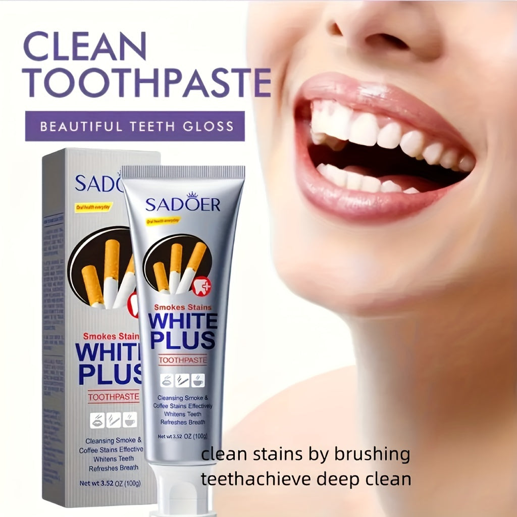 Whitening Toothpaste for Smoking Damage and Fresh Breath, Deep Clean