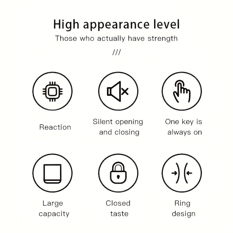 Portable smart trash can with touch sensor lid no battery needed for home office use