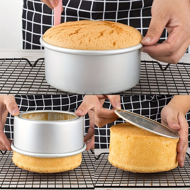 Loose Bottom Cake Pan Mold Removable Base Oven Tool for Baking 4 6 8 10 Inch