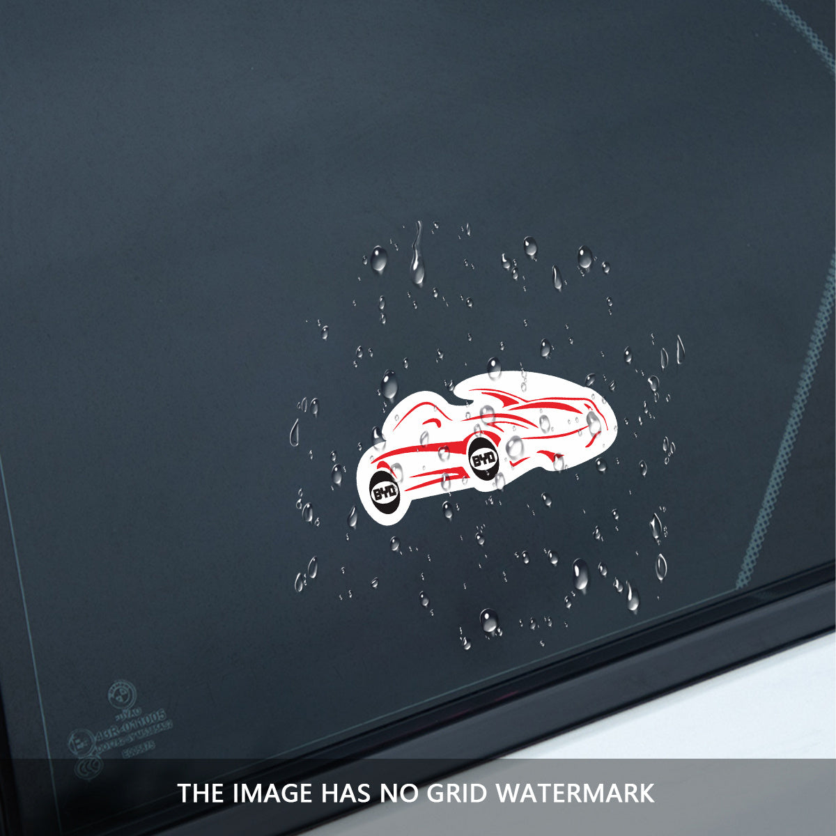 4PCS Pegatinas de vinilo para parachoques de coche, adhesivas autoadhesivas impermeables con acabado mate