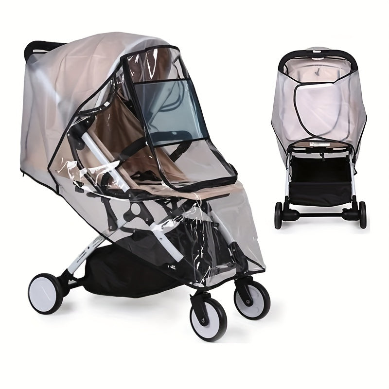 Stroller Rain Cover Waterproof Windproof Dust Shield for Baby Travel
