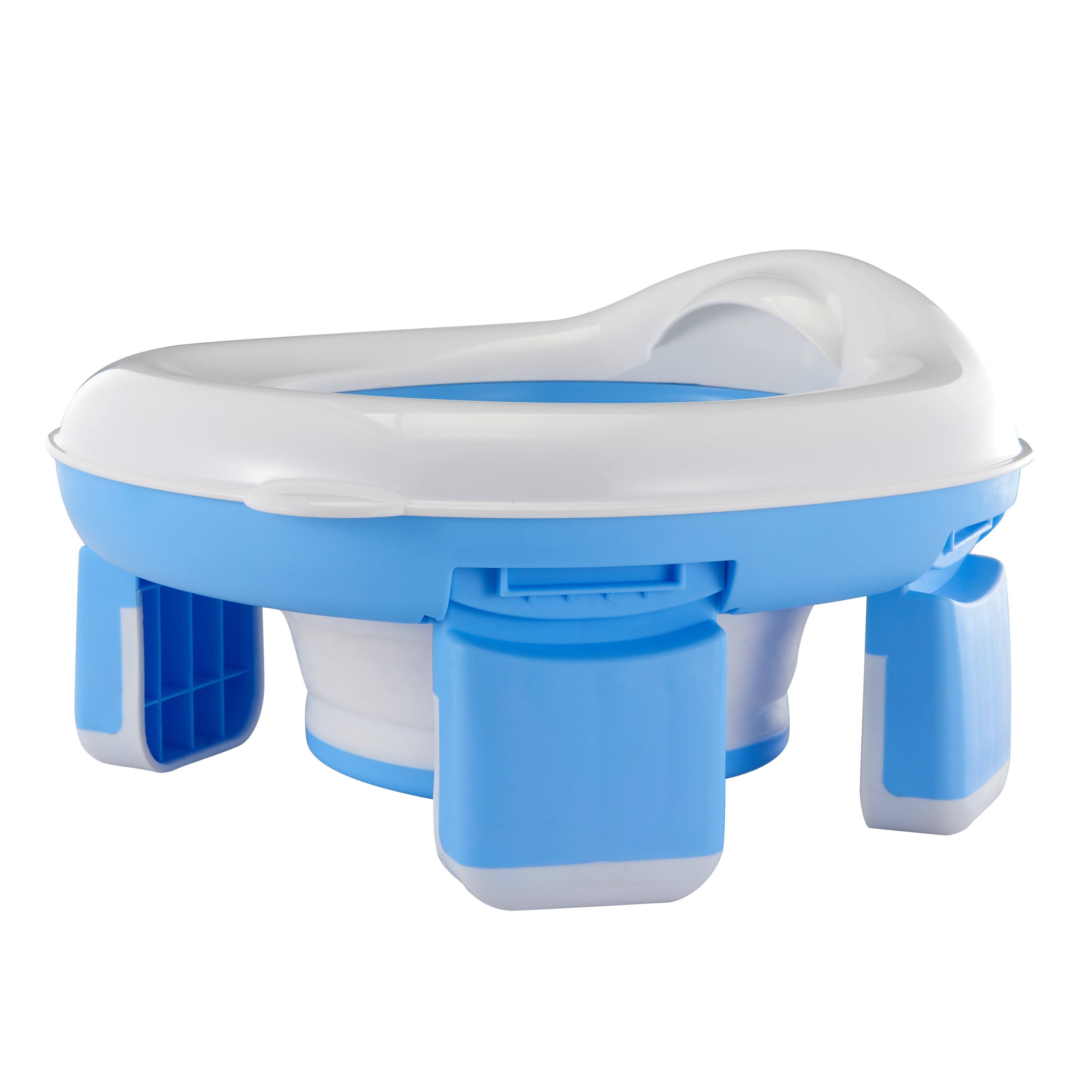 Portable Kids Toilet Collapsible Spill-Proof Travel Potty for Car Emergencies