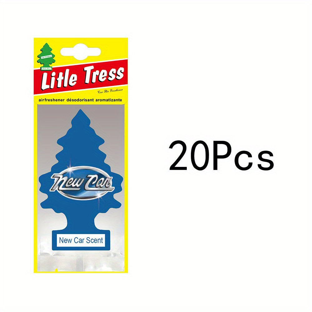 Car Air Freshener Hanging Paper Tree for Home or Vehicle Scented Decor