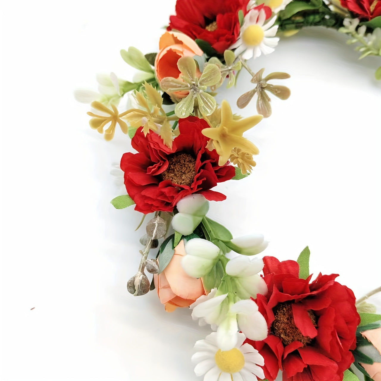 Elegant Flower Wreath Hairband for Outdoor Shooting and Travel