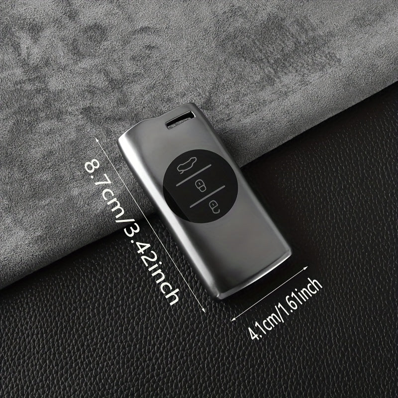 Universal TPU Car Key Fob Cover Protective Case with Keychain Durable