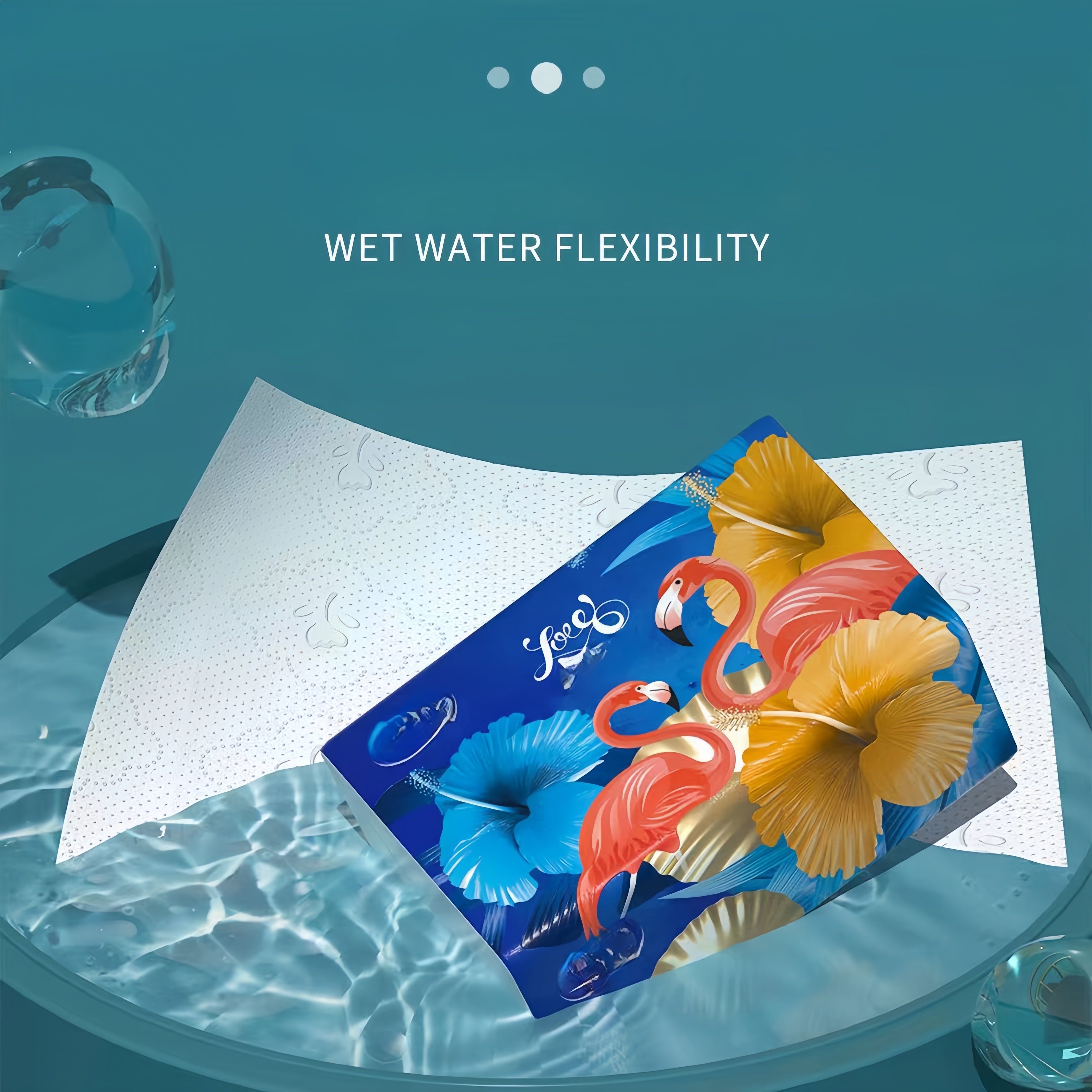 18-Pack Flamingo Facial Tissues 4-Ply Soft Durable 200 Sheets